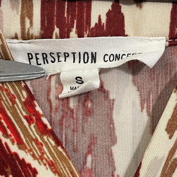 Perseption Concept Top Women's Small Multicolor Sleeveless - Picture 5 of 11